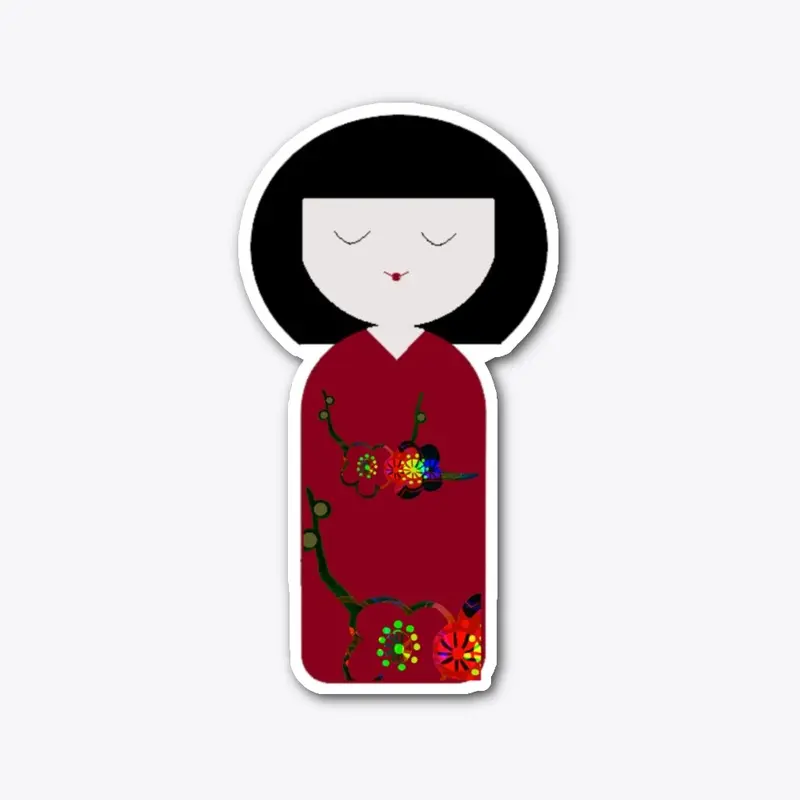 Cherry Blossom Kokeshi